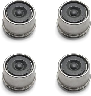 (4) 1.98 Stainless Steel Accu-Lube Boat Trailer Dust Cap Fits 4 & 5 Bolt Hubs