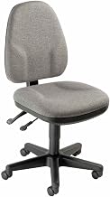 Famous Brand Operator Chair, Fabric Upholstery, Gray