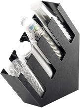 Classic Cup/Lid Organizer by CAL-MIL – 3.75 cups, Plastic, Black, Model 2048-4