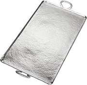 American Metalcraft G30 Hammered Stainless Steel Griddle, Large Rectangle, 1-3/4" H, 16-1/4" W, 30-3/4" L, Stainless Steel