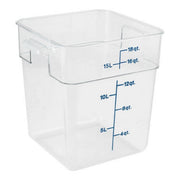 Cambro Clear / 18 QT / 1 Containers