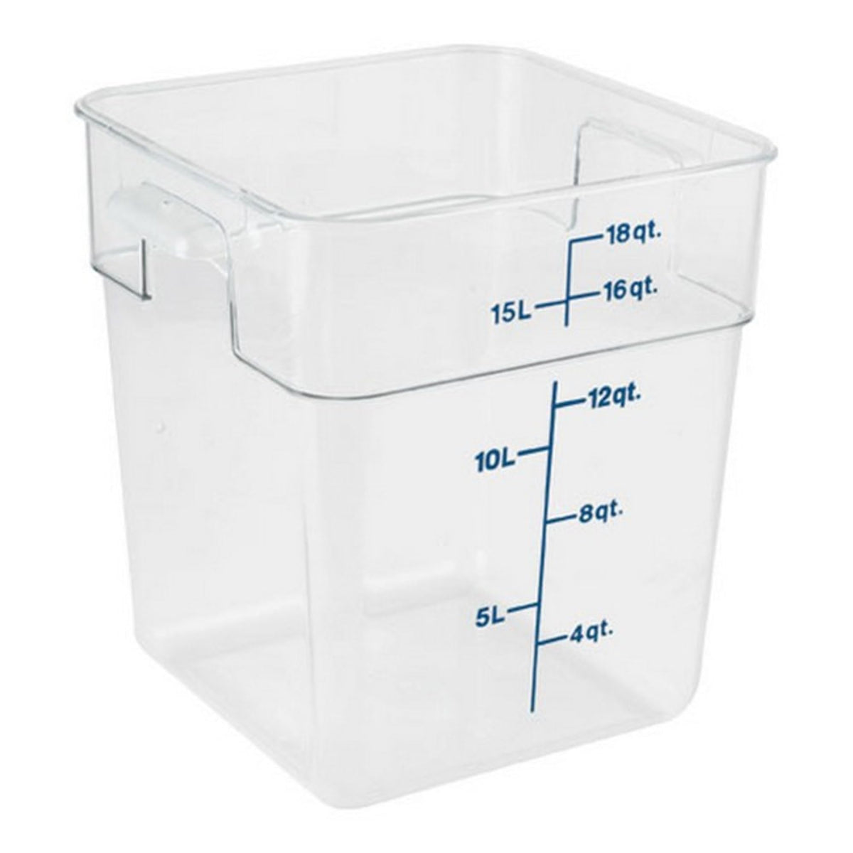 Cambro Clear / 18 QT / 1 Containers