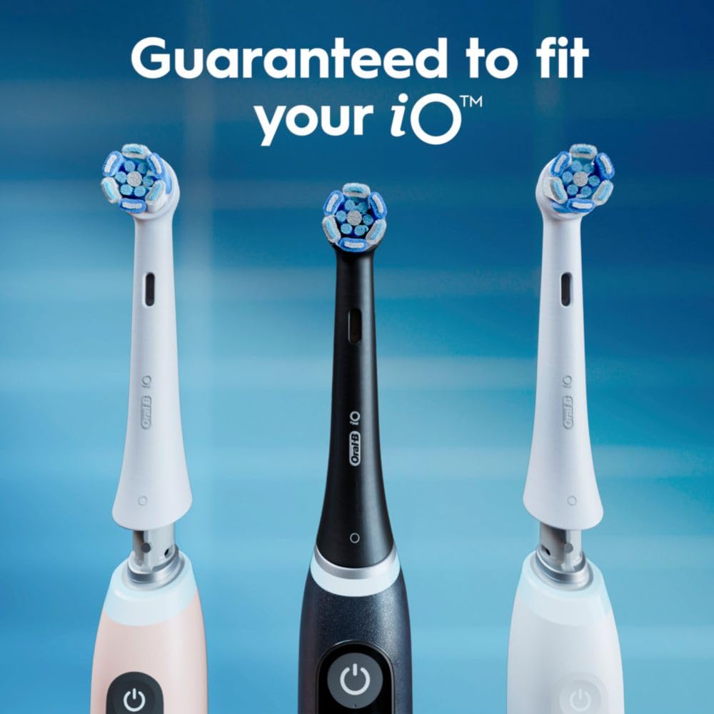 iO Ultimate Clean Replacement Brush Heads by Oral-B – 1 Count (Pack of 5), Nylon, White, Pack of 5, Model Oral-B iO Ultimate Clean