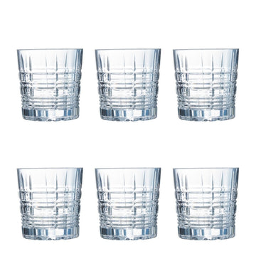 Brixton Whisky Glass by Arcoroc – 30.0 centiliters, Glass, Transparent, Pack of 6, Model ARC P4188