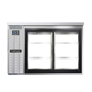 BBC50S-SS-SGD-PT Two Section Sliding Glass Door Refrigerated Pass-Thru Back Bar Cooler by Continental Refrigerator – Commercial Grade
