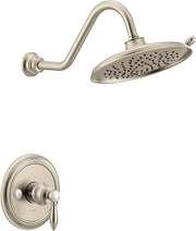 Moen UTS33102BN Weymouth M-CORE 3-Series 1-Handle Shower Trim Kit, Valve Required, Brushed Nickel