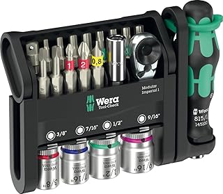 Wera 05049001001 Tool-Check Modular Imperial 1, 21 pieces