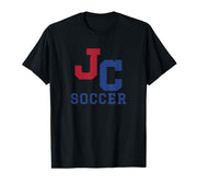 John Curtis Christian School Logo Soccer T-Shirt by John Curtis, River Ridge, LA 70123 – Black, Model C0T4SX033R8