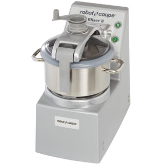 BLIXER 8 8-Liter Commercial Vertical Blender/Mixer Food Processor with Two Speeds by Robot Coupe – 8 Quart, Stainless Steel, Grey, Model BLIXER8