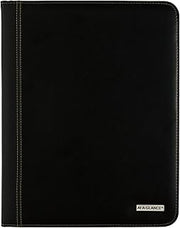 2022 Monthly Padfolio by AT-A-GLANCE, 9" x 11", Large, Executive, Black (7029005)