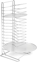 American Metalcraft 19029 Chrome-Plated Steel Standard Pizza Rack, 15 Slots, Silver
