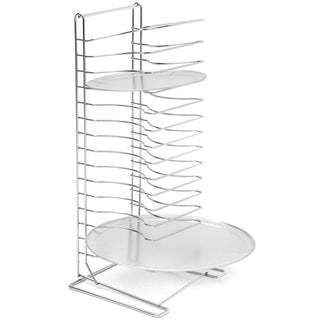 Chrome-Plated Steel Standard Pizza Rack by American Metalcraft – 15 Shelves, Stainless Steel, multicolor, Model 19029