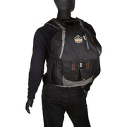 GB5143 General Duty Laptop Backpack (Black) by Ergodyne – Polyester, Black, Model 13043