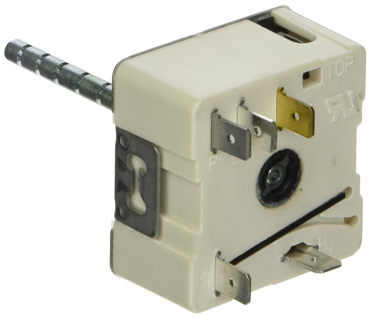 Electric Range Infinite Switch For Ge And Hotpoint by Robertshaw – 1 Inch, White, Model 5500-212