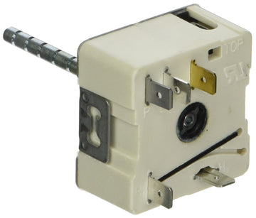Electric Range Infinite Switch For Ge And Hotpoint by Robertshaw – 1 Inch, White, Model 5500-212