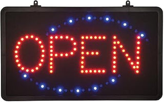 Winco LED Sign, Open", Single Pattern