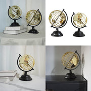 Educational World Globe Decoration Metal Featurings Geometrics Wire Framework by APGLSXY – Small, Multicolor, Model 5AC1112957-S_DLQ2