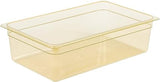 Cambro 16HP150 High Heat Full Size Food Pan in Amber (Case of 6) 6" Deep