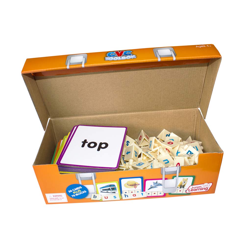 CVC Toolbox by Junior Learning – Medium, Engineered, White, Model JNL-167