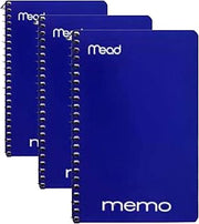 Mead Memo/Subject Notebooks (MEA45644) (Pack of 3)