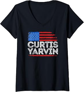 Women's Curtis Yarvin for President 2028 V-Neck T-Shirt