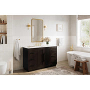 Elegant Kitchen and Bath 54" Single Bathroom Vanity in Chocolate Oak by Elegant Lighting – Wood, Chocolate Oak, Model 5607839