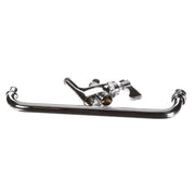 Add-On Deck Mount Faucet with 12-Inch Spout by Krowne – 18"L x 12"W x 2"H, Stainless Steel, Silver, Model 21-139L