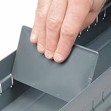 Durham Steel Parts Drawer Cabinet Dividers, 5-1/4"W x 3-1/4"H, 96/Pk