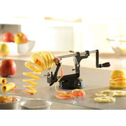 Apple Peeler by GEFU – One Size, Aluminum Stainless Steel, Black/Silver, Model GF13560