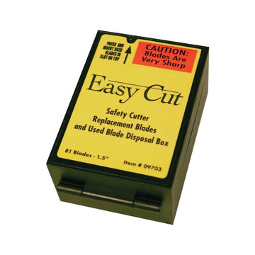 Replacement Blades for Easy Cut™ Carton Cutter by RACO INDUSTRIES LLC – Metal, Grey, Pack of 81, Model 789797097031