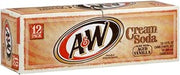 A&W Cream Soda 12 Oz (Pack of 12)