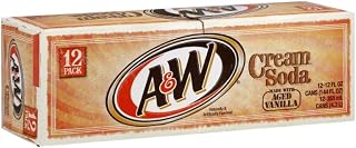 A&W Cream Soda 12 Oz (Pack of 12)