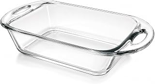 5 Inch x 9 Inch Glass Loaf Dish by Anchor Hocking – 9-Inch, 1.4 liters, Glass, clear, Model 81933OBL5