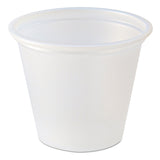 Portion Cups 1 oz Translucent 250/Sleeve 10 Sleeve/Carton by Fabri-Kal – 1.0 ounces, Polystyrene, clear, Model FABPC100