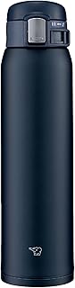 (ZOJIRUSHI) Water bottle direct drinking [One-touch open] Stainless mug 600ml Navy SM-SF60-AD