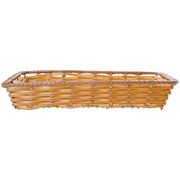 HUBERT Natural / 16"Lx12"Wx2.5"D / Modern Shelf Baskets