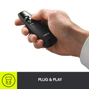 Logitech Red Laser / 5 buttons / Clicker Presentation Remotes