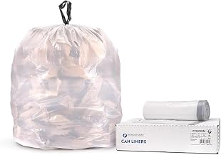 Inteplast Drumliner, 55 Gal Capacity, Natural color, 50 Count