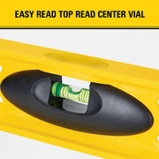 24 Inch Level by STANLEY – EA, High-Impact ABS, Black, Model 42-468