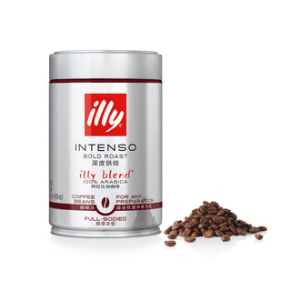 Espresso Intenso Beans - 250g by illy – 1 Count (Pack of 1), Model I.EBIR