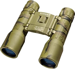Barska Lucid View 16x32 Camo Compact Binoculars for Outdoor Travel Hunting Hiking Events