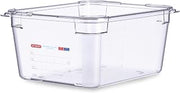 Araven Polycarbonate Food Pan with In-Mold Label, GN 1/2, 6", Clear