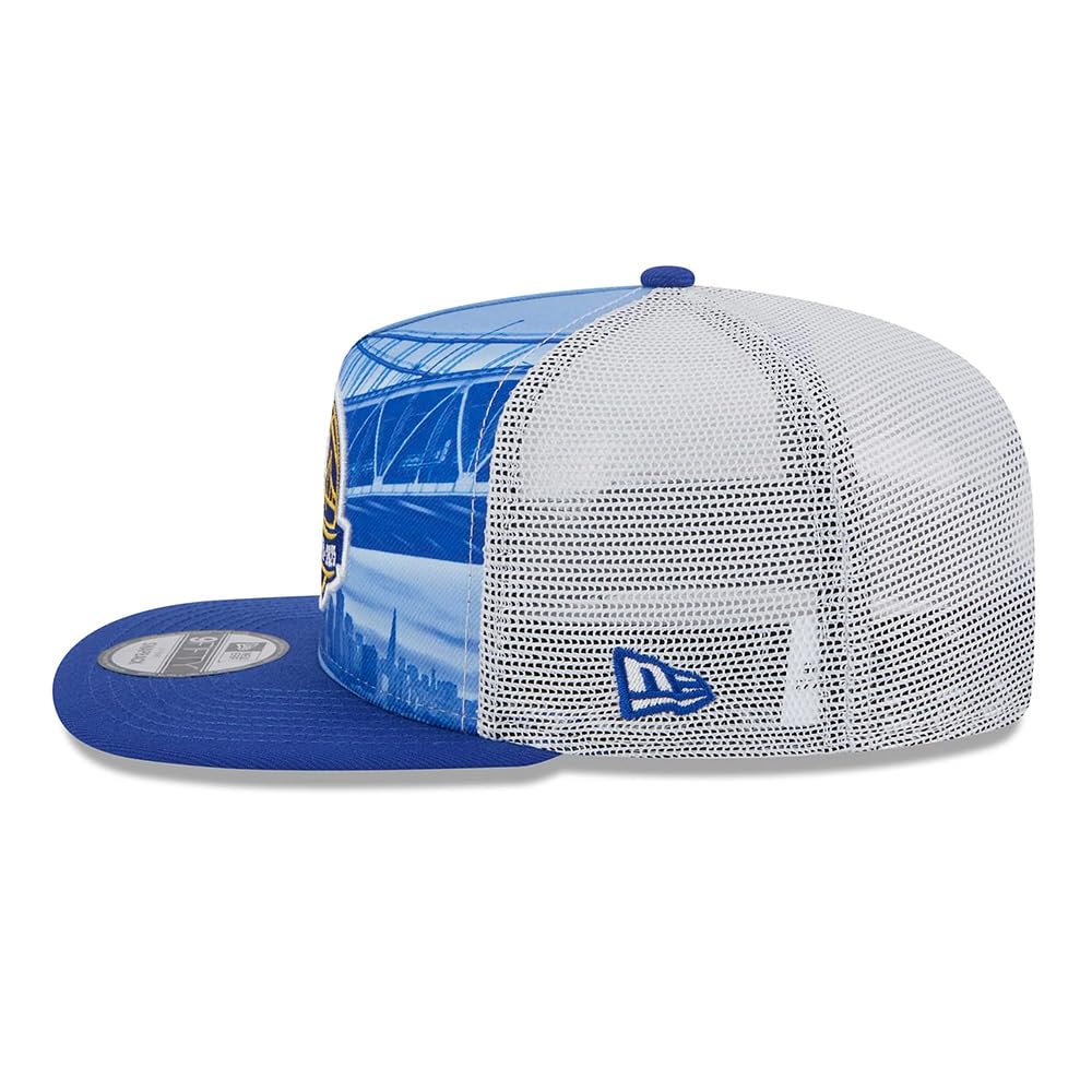 SF San Francisco Bay 9FIFTY A-Frame 2025 All-Star Game Golden Gate Snapback Cap by New Era – Cotton, Polyester, White, Royal, Model 60652368