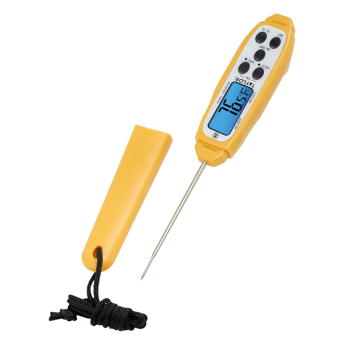 200-400F Waterproof Instant Read Thermometer by Taylor – stainless_steel, Multicolor, Model 9848EFDA