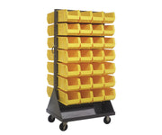 QUANTUM STORAGE SYSTEMS Yellow / 14-3/4" x 8-1/4" x 7" (Bin Size) / 1 Standing Shelf Units