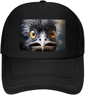 Quick Dry Emu Baseball Cap Personalized Adjustable Trucker Caps Breathable Outdoor Mesh Snapback Hats
