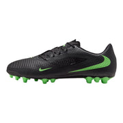 Phantom 6 Low Academy Artificial-Grass Soccer Cleats (Black/Black/Illusion Green) Size by Nike – Black/Black/Illusion Green, Model HQ2322