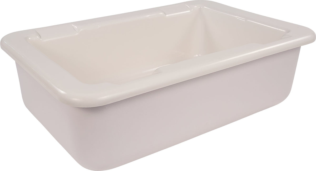 Coldmaster 6" Deep Insulated Food Pan with Organizer by Carlisle FoodService Products – Full-Size, 24.1 quarts, Plastic, White, Model CM104902