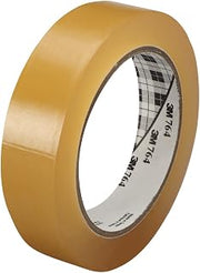 3M General Purpose Vinyl Tape 764, Transparent, 1 in x 36 yd, 5 mil, 1 Roll | Light Traffic Floor Marking Tape, Bundling
