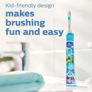 HX6032/05 Mini Brush Heads for Sonic Toothbrush by PHILIPS – 2 Count (Pack of 1), Rubber, Black, White, Model HX6032/33